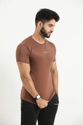 Fenrir Rustic Mesh Tee - Brown